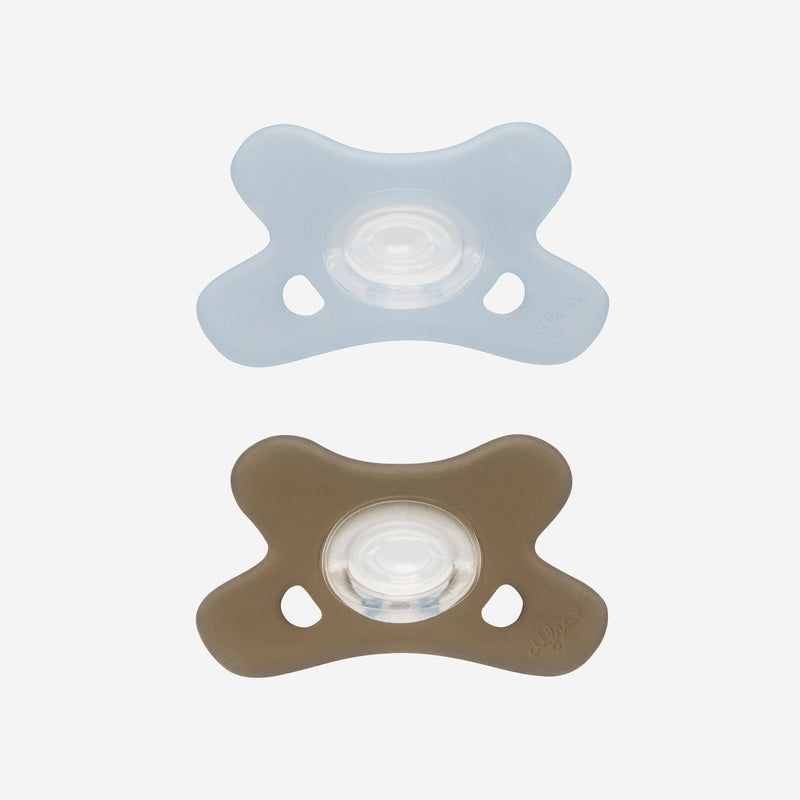 Difrax Silicone Pacifier (0-6 Months) - Duo Pack