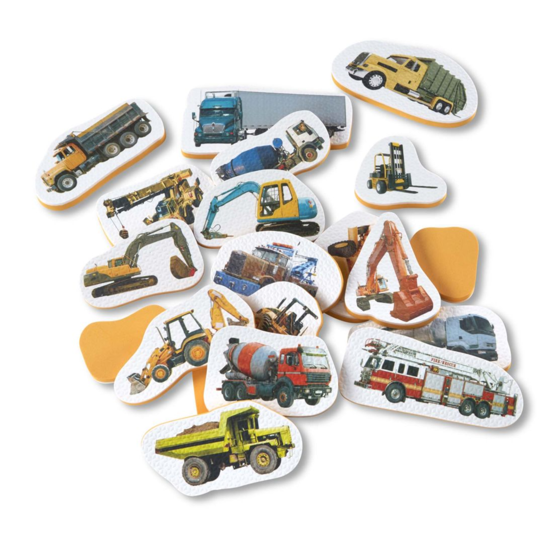 Melissa & Doug Tub Stickables Trucks