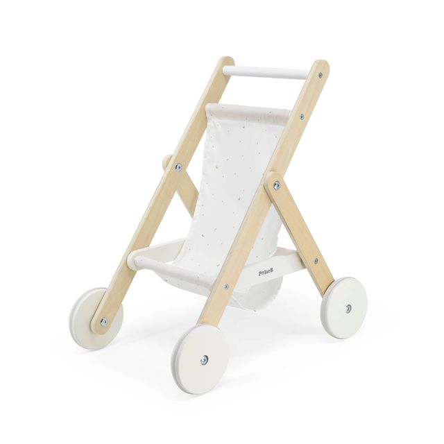 PolarB Wooden Doll Stroller